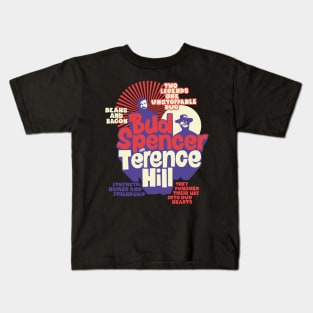 Bud Spencer and Terence Hill Illustration - A Tribute to the Dynamic Duo Kids T-Shirt